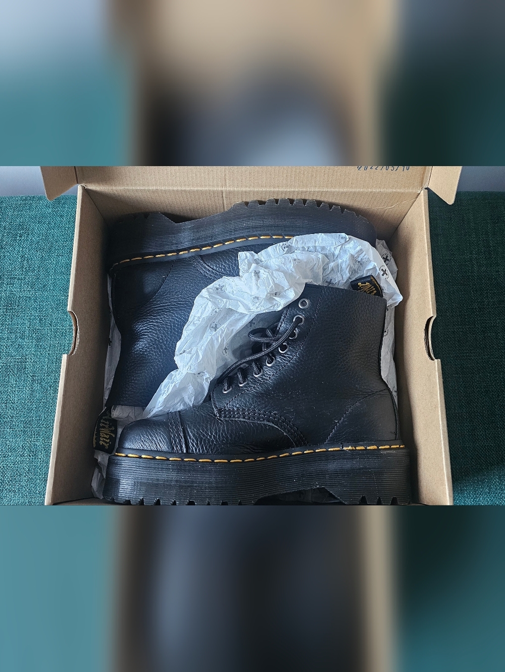 Dr. Martens SINCLAIR Milled Nappa Black Size 7 - Picture 5 of 8